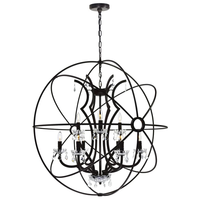 CWI Campechia 12 Light Up Chandelier With Brown Finish CWI Campechia 12 Light Up Chandelier With Brown Finish