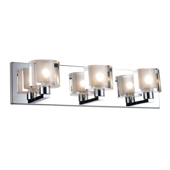 CWI Tina 3 Light Wall Sconce With Chrome Finish CWI Tina 3 Light Wall Sconce With Chrome Finish