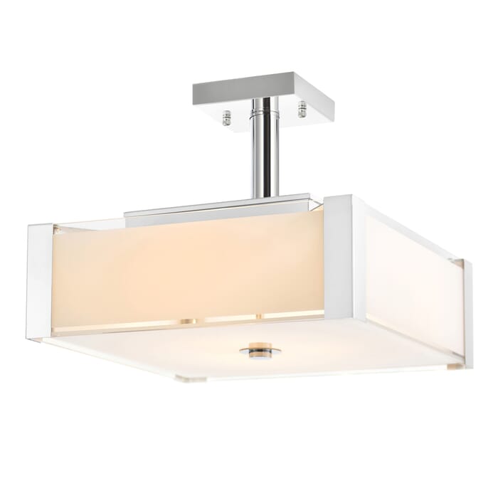 CWI Lucie 3 Light Drum Shade Chandelier With Chrome Finish CWI Lucie 3 Light Drum Shade Chandelier With Chrome Finish