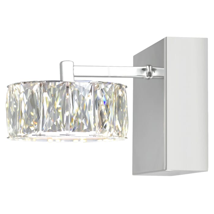 CWI Milan LED Bathroom Sconce With Chrome Finish CWI Milan LED Bathroom Sconce With Chrome Finish