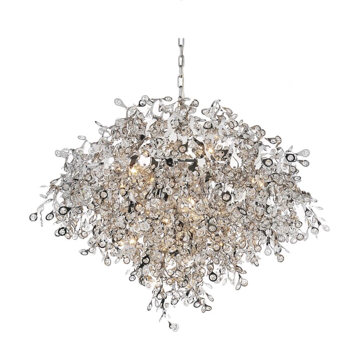 CWI Flurry 17 Light Down Chandelier With Chrome Finish CWI Flurry 17 Light Down Chandelier With Chrome Finish