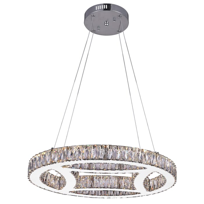 CWI Beyond LED Chandelier With Chrome Finish CWI Beyond LED Chandelier With Chrome Finish