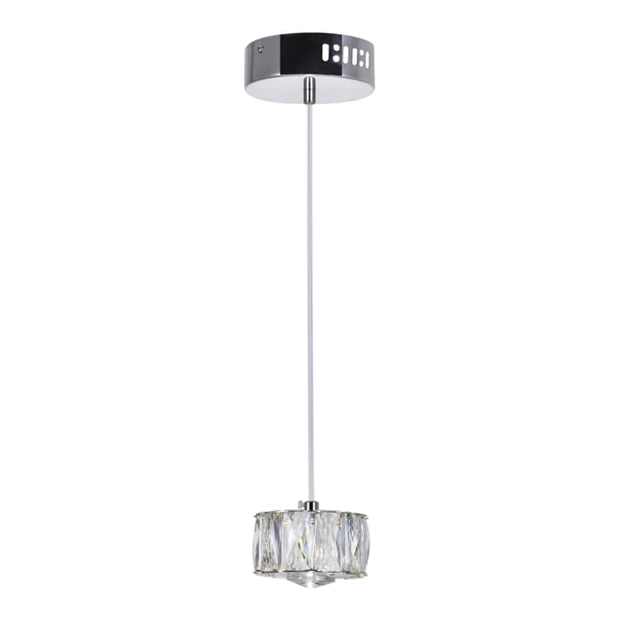 CWI Milan LED Mini Pendant With Chrome Finish CWI Milan LED Mini Pendant With Chrome Finish
