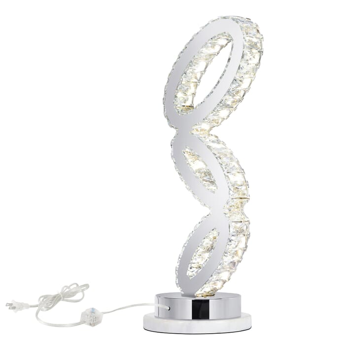 CWI Balanced LED Table Lamp With Chrome Finish CWI Balanced LED Table Lamp With Chrome Finish