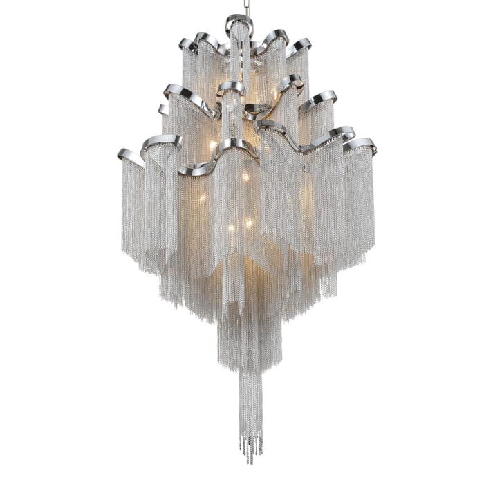 CWI Daisy 17 Light Down Chandelier With Chrome Finish CWI Daisy 17 Light Down Chandelier With Chrome Finish