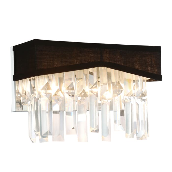 CWI Havely 2 Light Wall Sconce With Chrome Finish CWI Havely 2 Light Wall Sconce With Chrome Finish