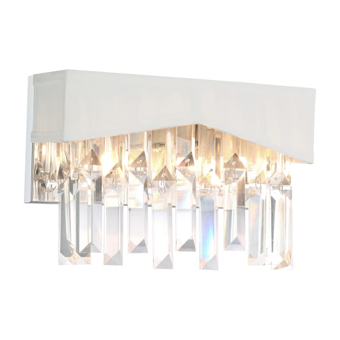 CWI Havely 2 Light Wall Sconce With Chrome Finish CWI Havely 2 Light Wall Sconce With Chrome Finish