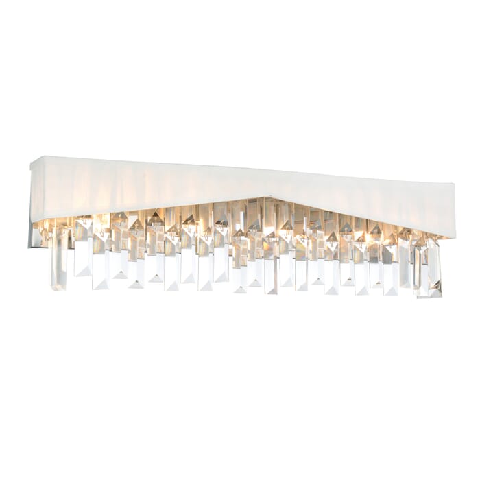 CWI Havely 4 Light Wall Sconce With Chrome Finish CWI Havely 4 Light Wall Sconce With Chrome Finish
