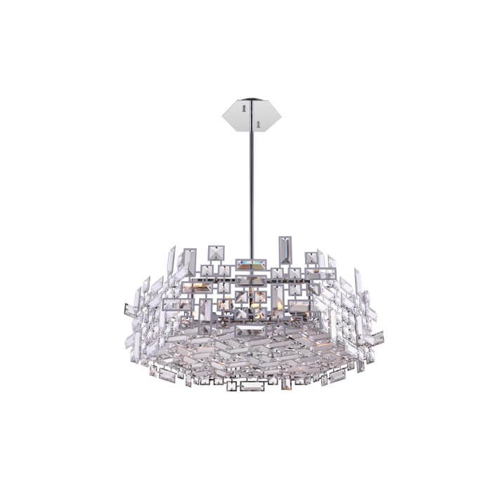 CWI Arley 12 Light Chandelier With Chrome Finish CWI Arley 12 Light Chandelier With Chrome Finish