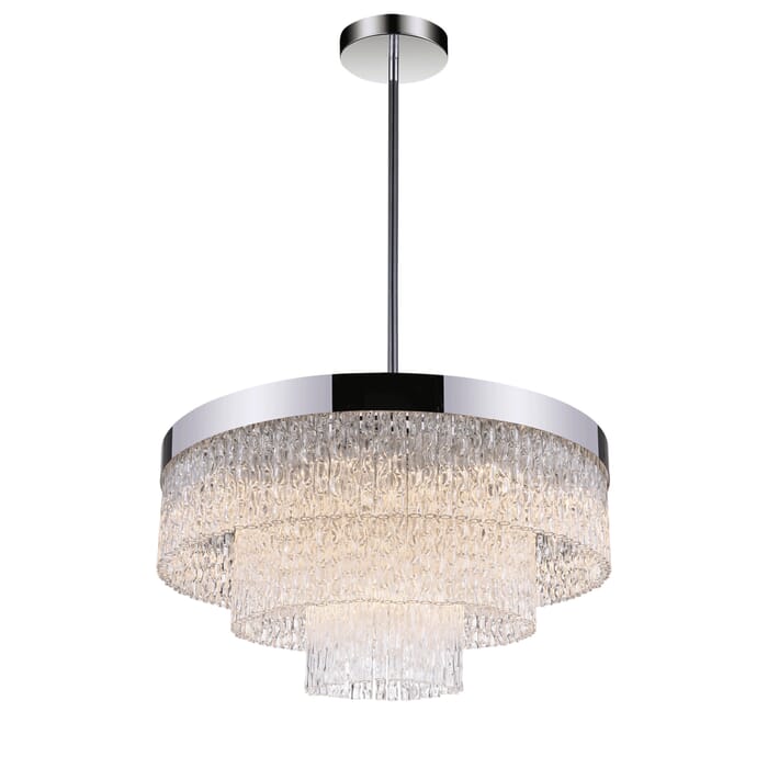 CWI Carlotta 12 Light Down Chandelier With Chrome Finish CWI Carlotta 12 Light Down Chandelier With Chrome Finish