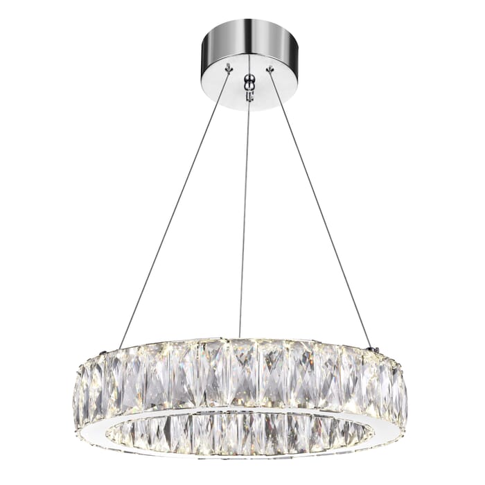 CWI Juno LED Chandelier With Chrome Finish CWI Juno LED Chandelier With Chrome Finish