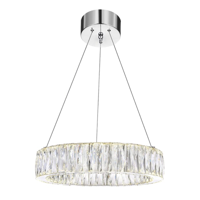 CWI Juno LED Chandelier With Chrome Finish CWI Juno LED Chandelier With Chrome Finish
