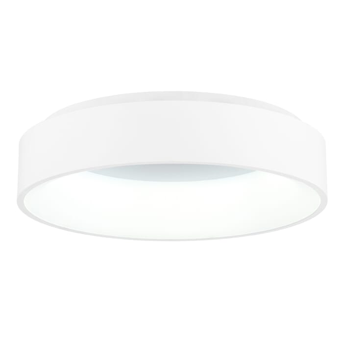 CWI Arenal LED Drum Shade Flush Mount With White Finish CWI Arenal LED Drum Shade Flush Mount With White Finish