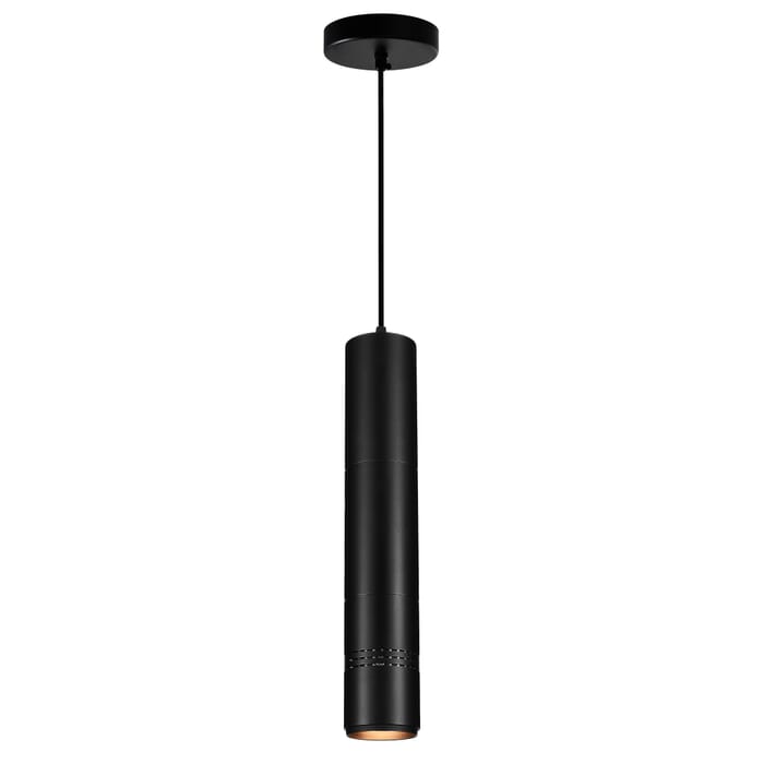 CWI Stowe LED Down Mini Pendant With Black Finish CWI Stowe LED Down Mini Pendant With Black Finish