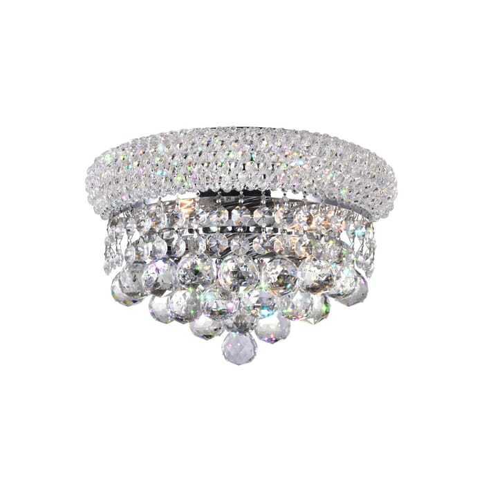 CWI Empire 2 Light Wall Sconce With Chrome Finish CWI Empire 2 Light Wall Sconce With Chrome Finish
