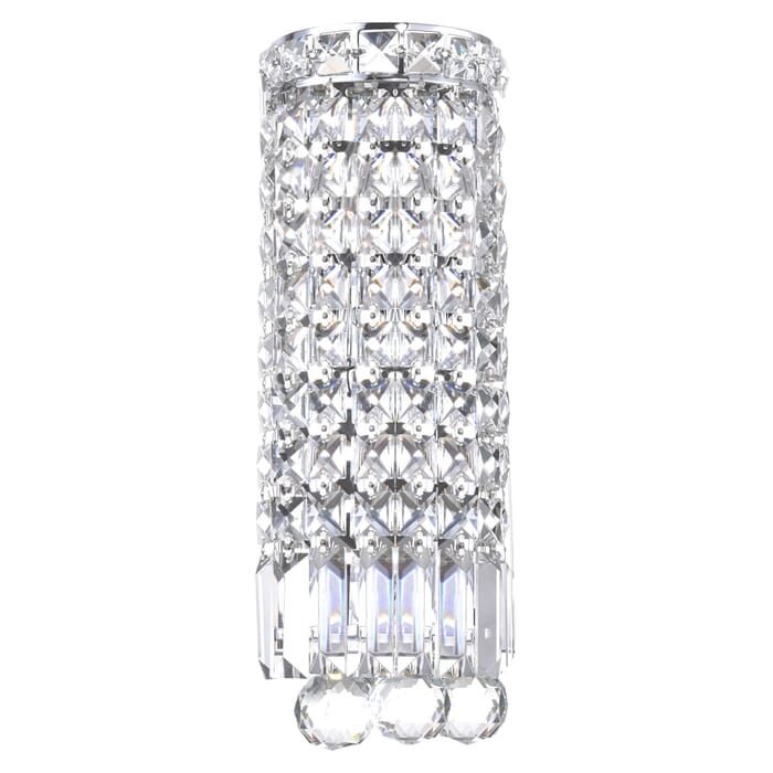 CWI Colosseum 2 Light Bathroom Sconce With Chrome Finish CWI Colosseum 2 Light Bathroom Sconce With Chrome Finish