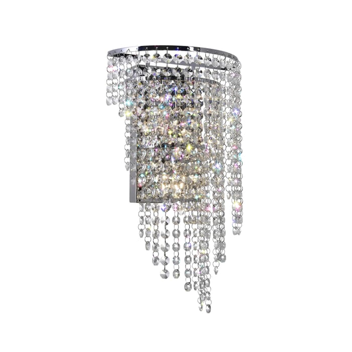 CWI Prism 3 Light Wall Sconce With Chrome Finish CWI Prism 3 Light Wall Sconce With Chrome Finish