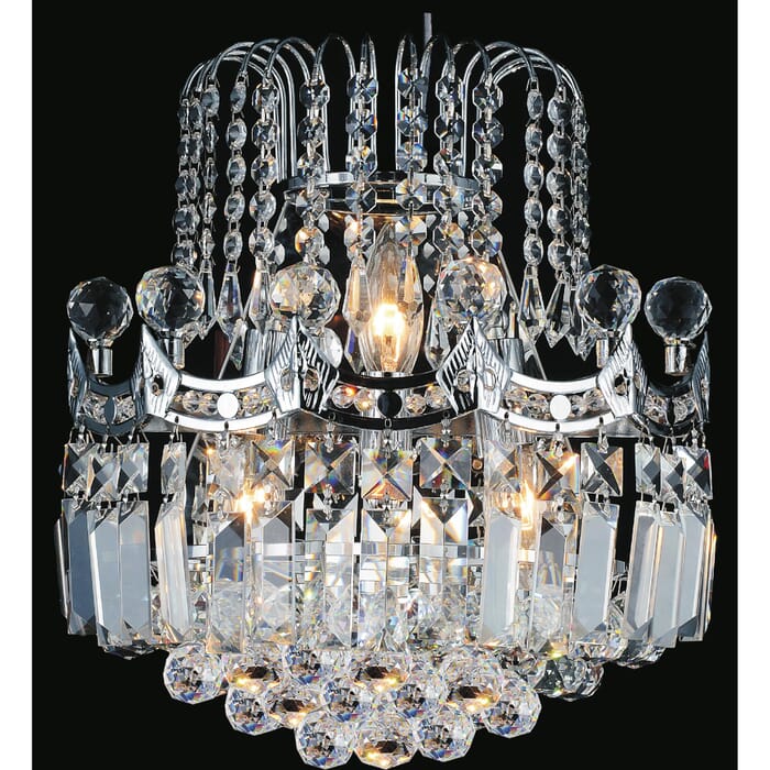 CWI Amanda 3 Light Wall Sconce With Chrome Finish CWI Amanda 3 Light Wall Sconce With Chrome Finish