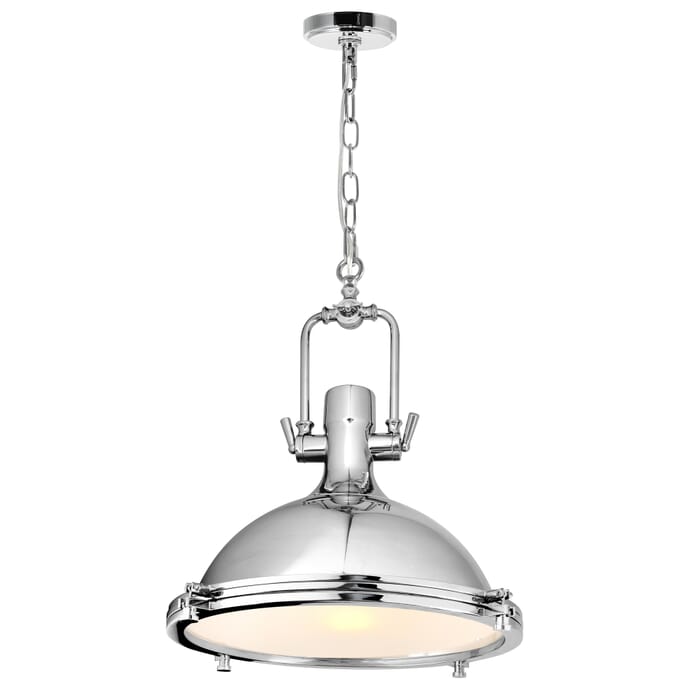 CWI Show 1 Light Down Pendant With Chrome Finish CWI Show 1 Light Down Pendant With Chrome Finish