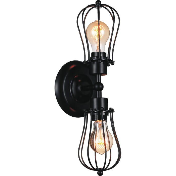 CWI Tomaso 2 Light Wall Sconce With Black Finish CWI Tomaso 2 Light Wall Sconce With Black Finish