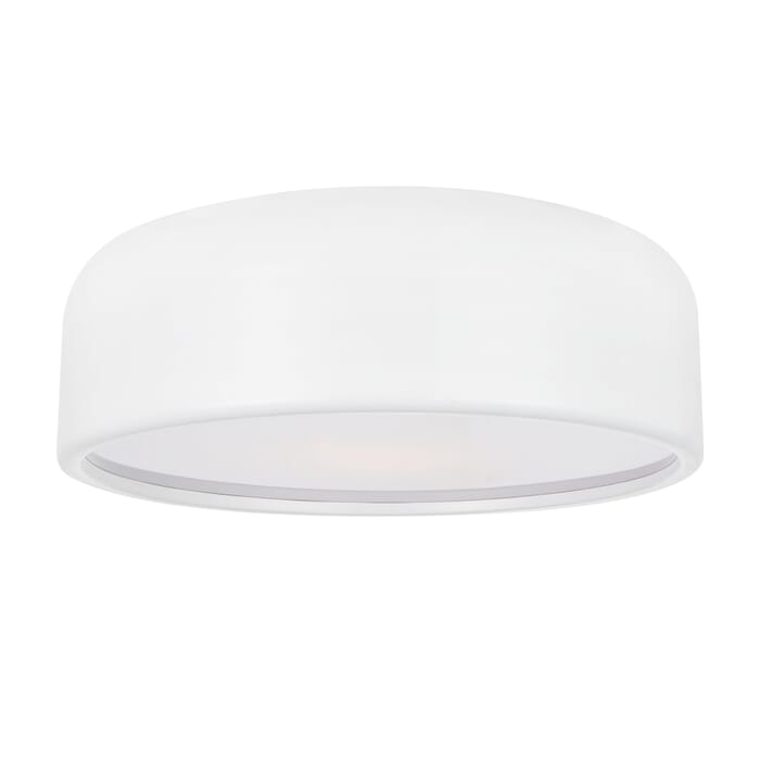 CWI Campton 3 Light Drum Shade Flush Mount With White Finish CWI Campton 3 Light Drum Shade Flush Mount With White Finish