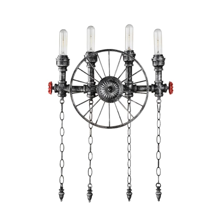 CWI Rio 4 Light Wall Sconce With Gray Finish CWI Rio 4 Light Wall Sconce With Gray Finish