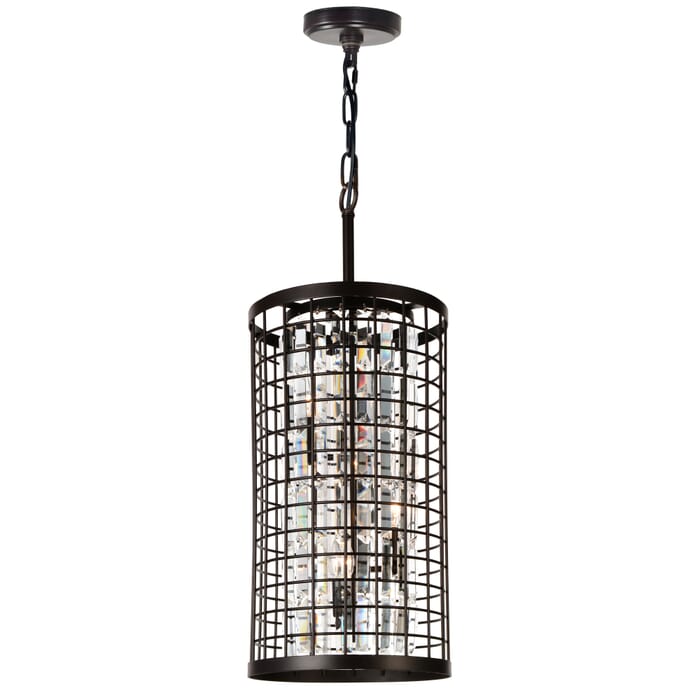 CWI Meghna 4 Light Up Chandelier With Brown Finish CWI Meghna 4 Light Up Chandelier With Brown Finish