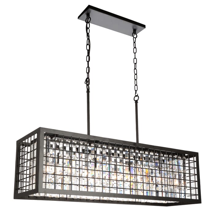 CWI Meghna 4 Light Down Chandelier With Brown Finish CWI Meghna 4 Light Down Chandelier With Brown Finish