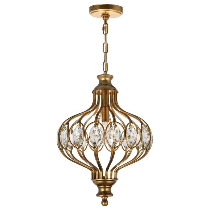 CWI Altair 1 Light Chandelier With Antique Bronze Finish CWI Altair 1 Light Chandelier With Antique Bronze Finish