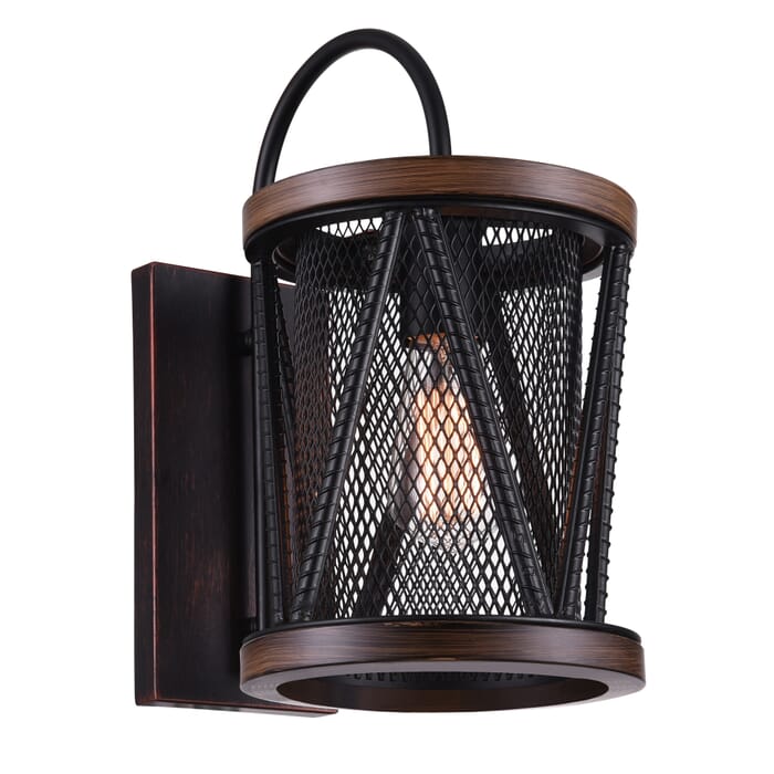 CWI Parsh 1 Light Wall Sconce With Pewter Finish CWI Parsh 1 Light Wall Sconce With Pewter Finish