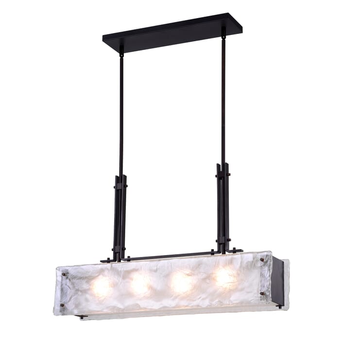 CWI Assunta 4 Light Chandelier With Black Finish CWI Assunta 4 Light Chandelier With Black Finish