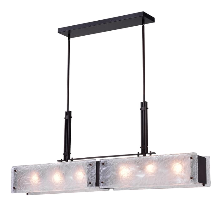 CWI Assunta 6 Light Chandelier With Black Finish CWI Assunta 6 Light Chandelier With Black Finish