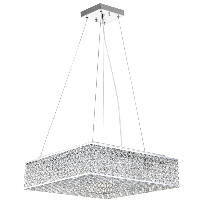 CWI Dannie 8 Light Chandelier With Chrome Finish CWI Dannie 8 Light Chandelier With Chrome Finish