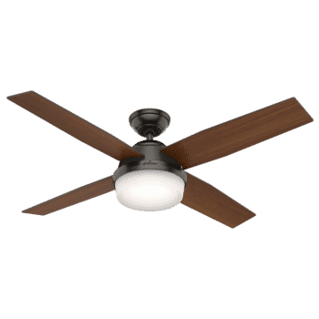 Hunter Dempsey 2-Light 52" Indoor Ceiling Fan in Noble Bronze