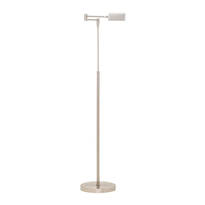 House of Troy Delta 49.5" LED Task Floor Lamp in Satin Nickel House of Troy Delta 49.5" LED Task Floor Lamp in Satin Nickel