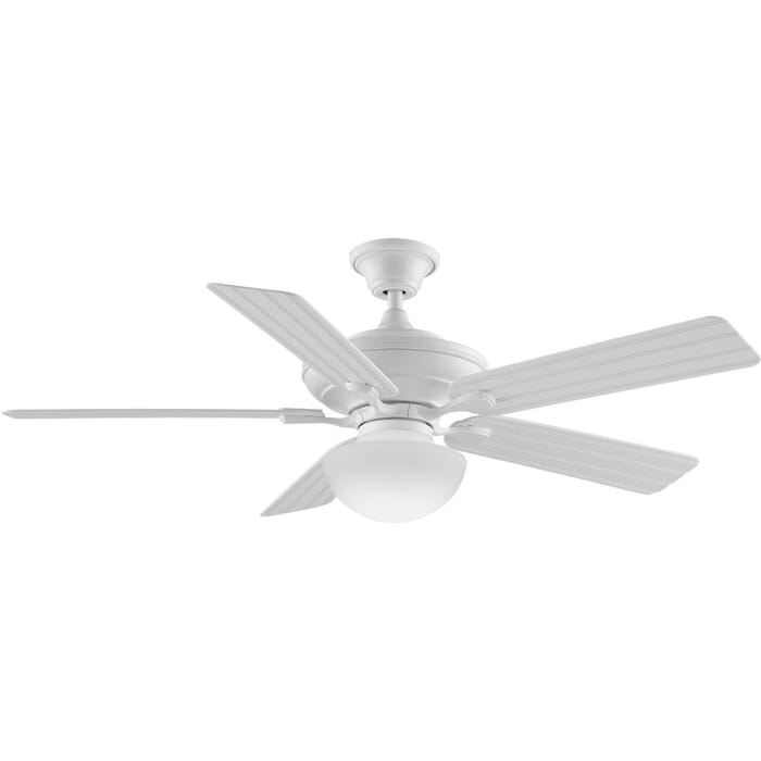 Fanimation Distinction DC Ceiling Fan Motor in Matte White Fanimation Distinction DC Ceiling Fan Motor in Matte White
