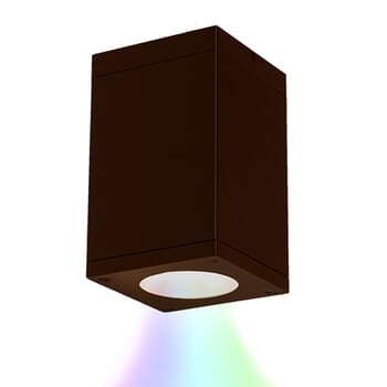 WAC Cube Arch Color Changing Ceiling Light in Bronze