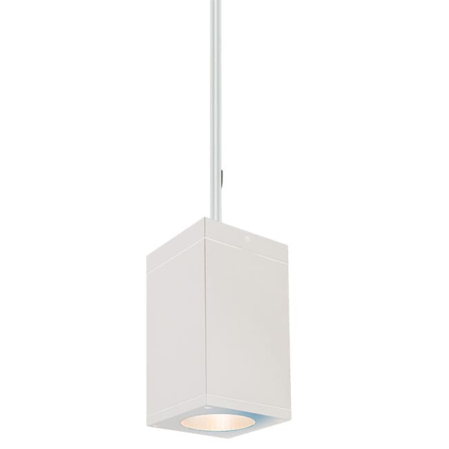 White LED Pendant from the Cube Arch Collection