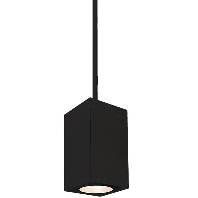 Cube Arch 3000K 1-Light LED Pendant in Black
