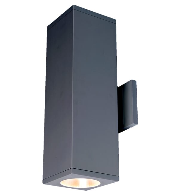 Graphite LED Wall Sconce from the Cube Arch Collection