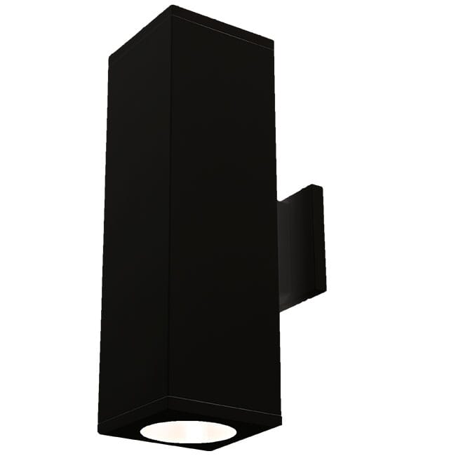 Black LED Wall Sconce from the Cube Arch Collection