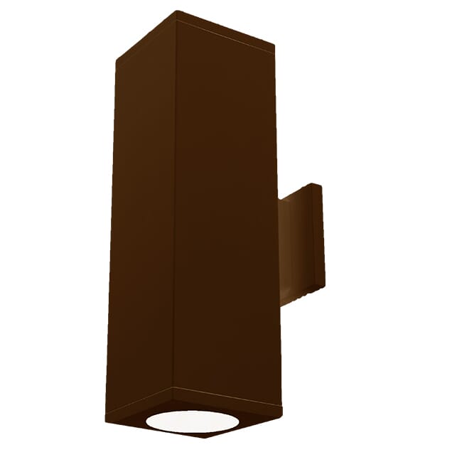 Bronze LED Wall Sconce from the Cube Arch Collection