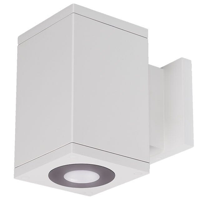 White LED Wall Sconce from the Cube Arch Collection
