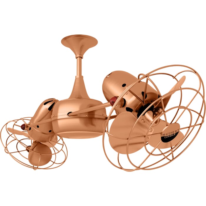 Duplo-Dinamico 3-Speed AC 39" Ceiling Fan in Brushed Copper with Brushed Copper blades Duplo-Dinamico 3-Speed AC 39" Ceiling Fan in Brushed Copper with Brushed Copper blades