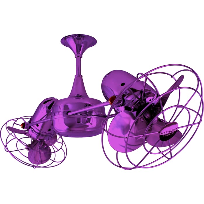 Duplo-Dinamico 3-Speed AC 39" Ceiling Fan in Light Purple with Ametista blades Duplo-Dinamico 3-Speed AC 39" Ceiling Fan in Light Purple with Ametista blades