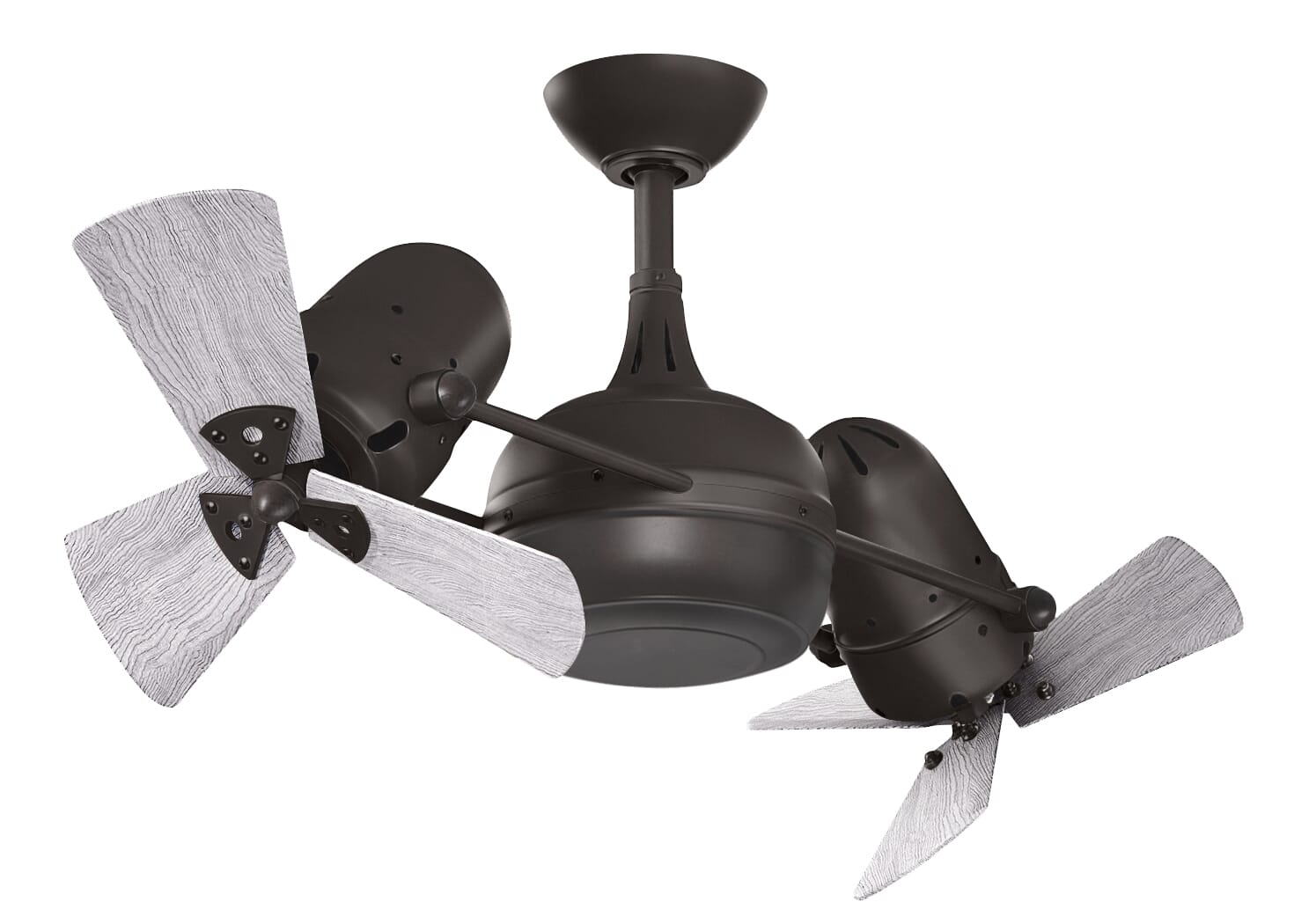 Dagny 3-Speed AC 38" Ceiling Fan in Textured Bronze with Barnwood Tone blades