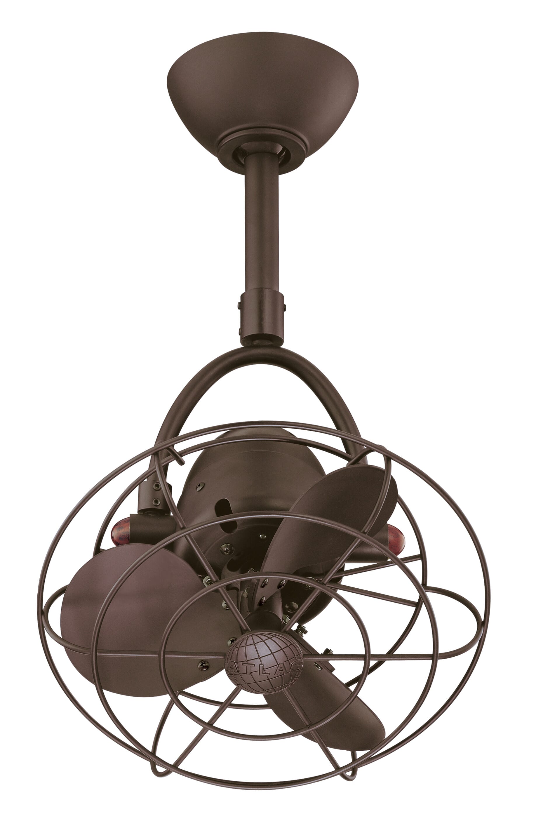 Matthews Diane 13" Indoor Ceiling Fan in Textured Bronze