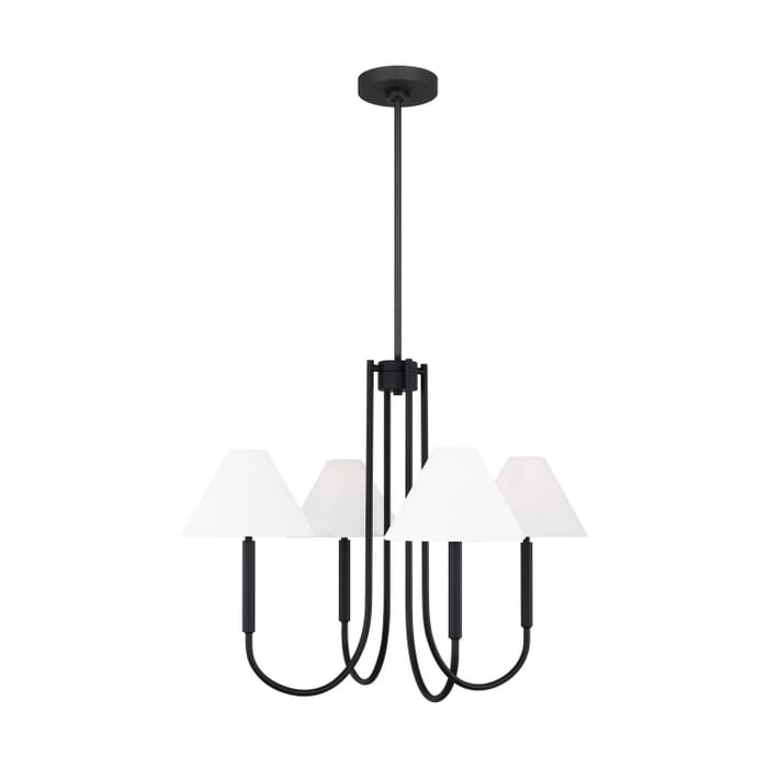 Porteau 5-Light Chandelier in Midnight Black Porteau 5-Light Chandelier in Midnight Black