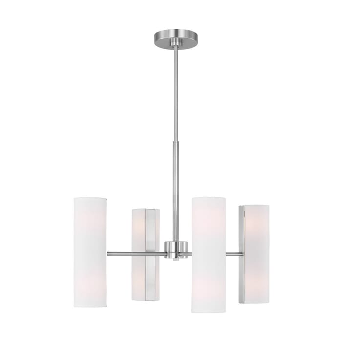 Capalino 8-Light Chandelier in Brushed Steel Capalino 8-Light Chandelier in Brushed Steel