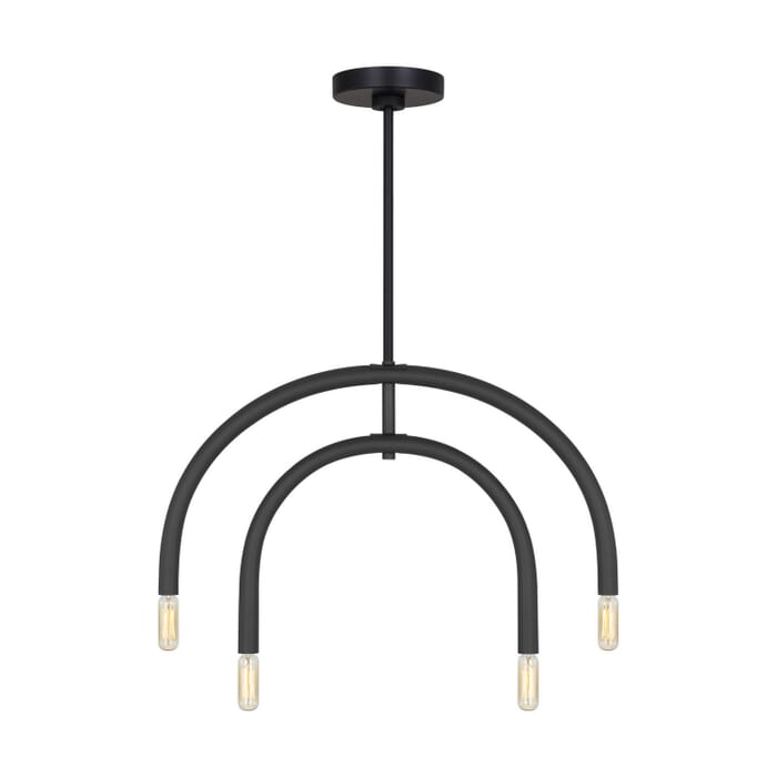 Hadden 4-Light Chandelier in Midnight Black Hadden 4-Light Chandelier in Midnight Black